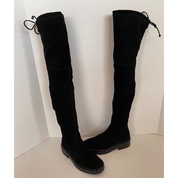 NEW Stewart Weitzman Lowland Lift thigh high boots - Picture 7 of 16